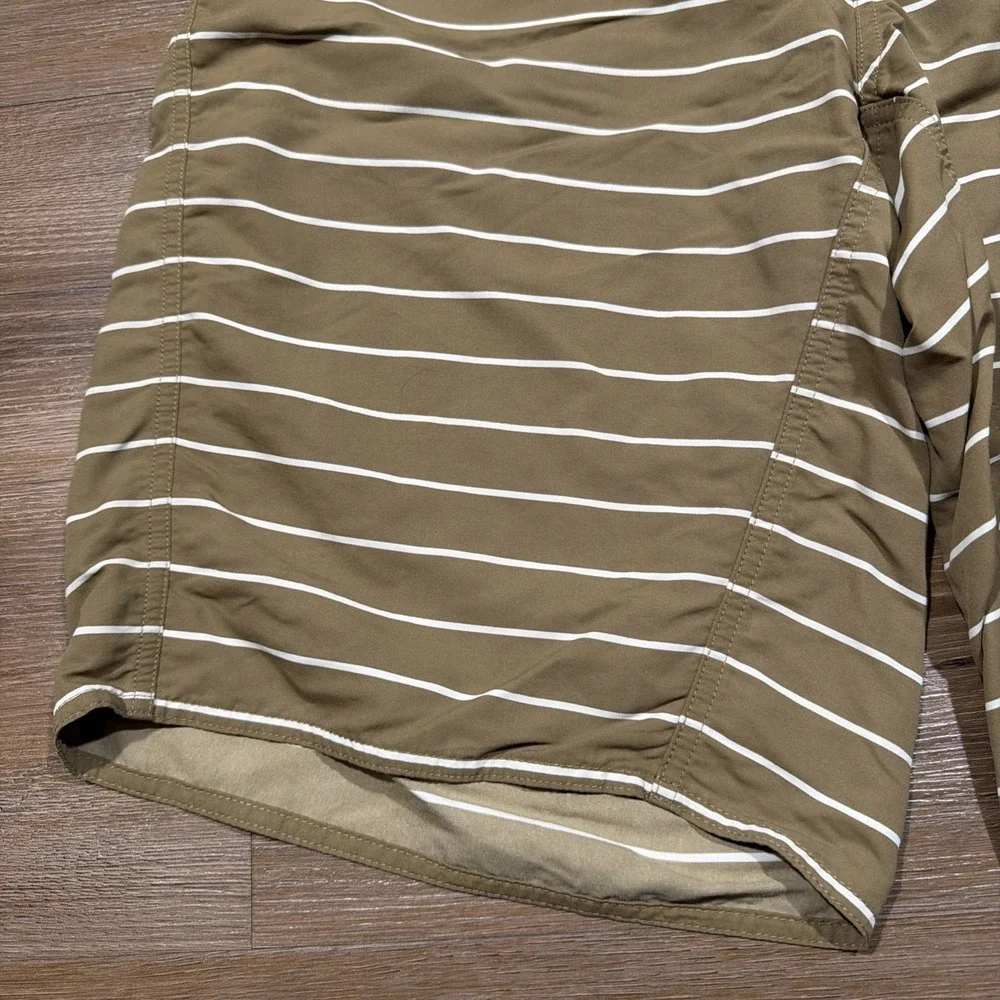 Patagonia Board Shorts Men 34 Swim Trunks Twenty-Three's Wavefarer Brown 12